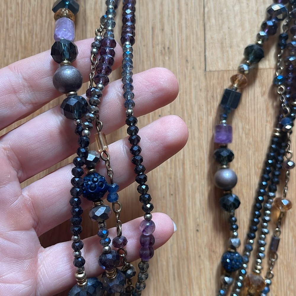 Chico’s Long Beaded Necklace